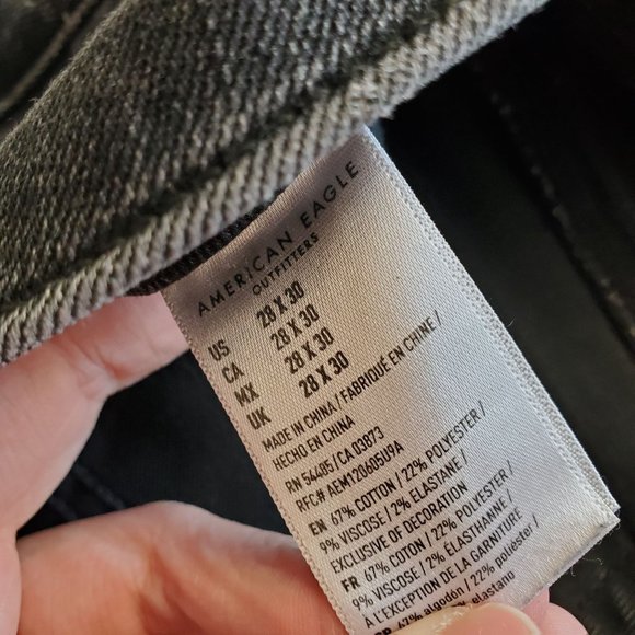 28x30 American Eagle Next Level Stretch Skinny Jeans - Picture 4 of 7